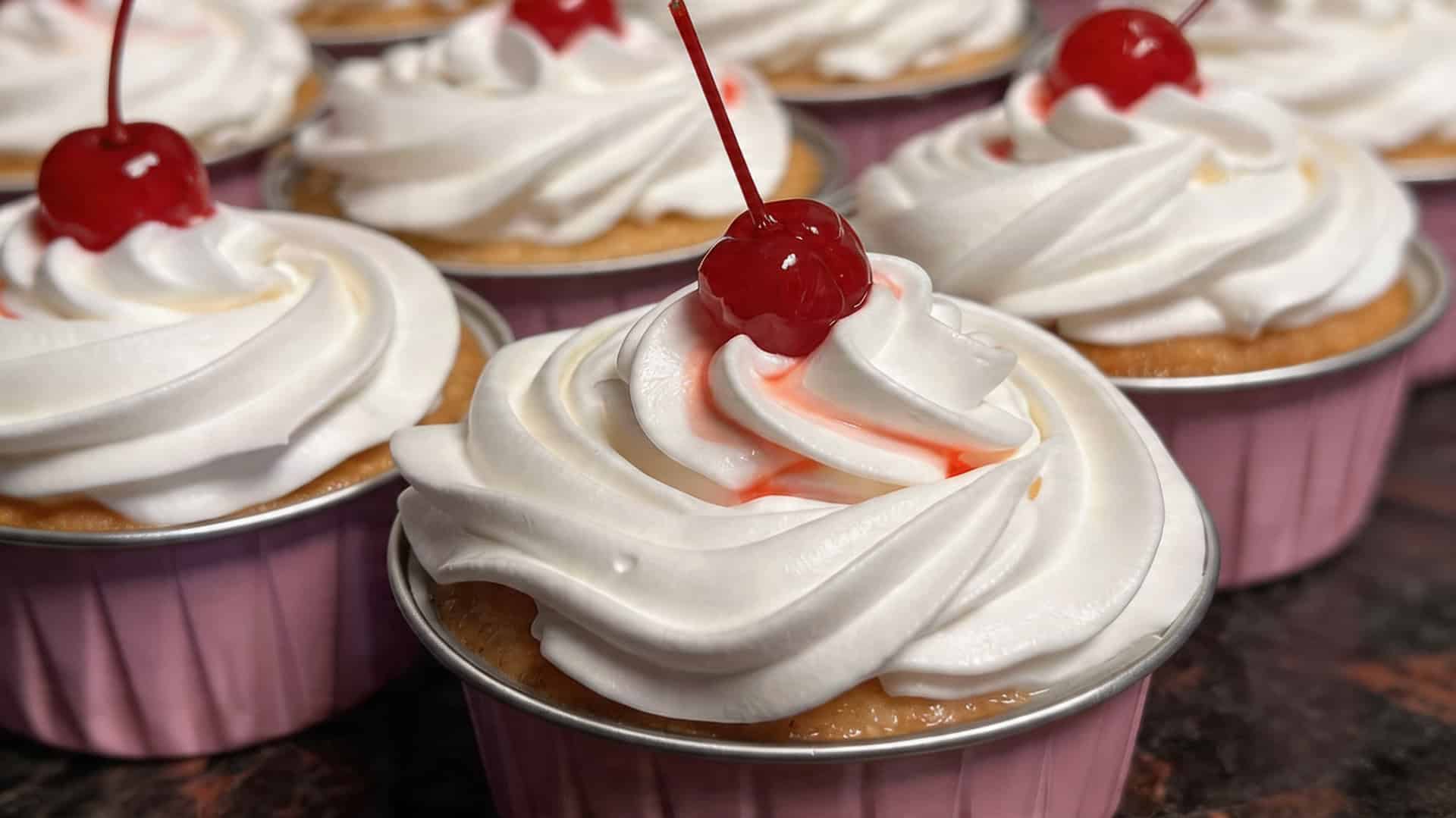 Colorful Puerto Rican dessert cups for a sweet finish at El Sandwich-on TX